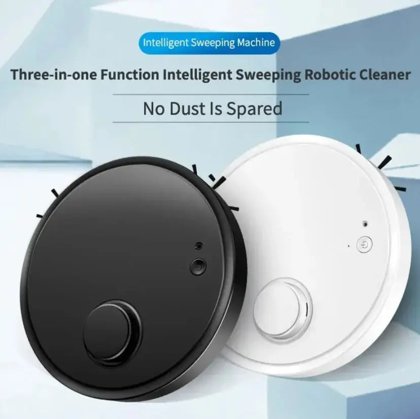 3-in-1 Automatic Robot Vacuum Cleaner  مكنسة كهربائية روبوتية أوتوماتيكية 3 في 1