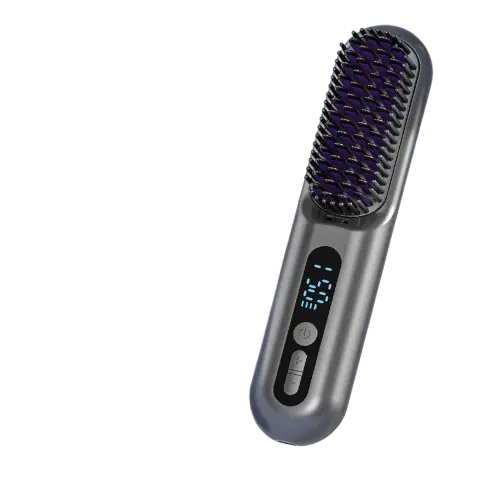 Ionic Hair Straightening Brush – Cordless USB Rechargeable | Emirex