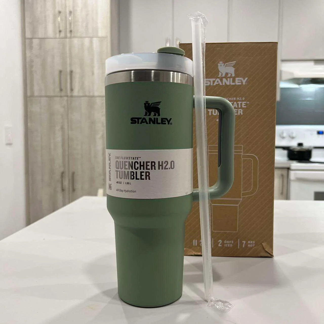 Stanley Quencher H2.0 40 oz Tumbler with Lid & Straw