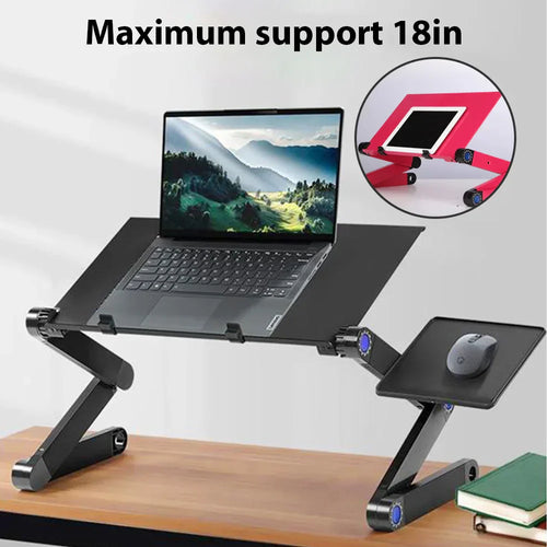 Adjustable Folding Laptop Stand on desk - Emirex UAE