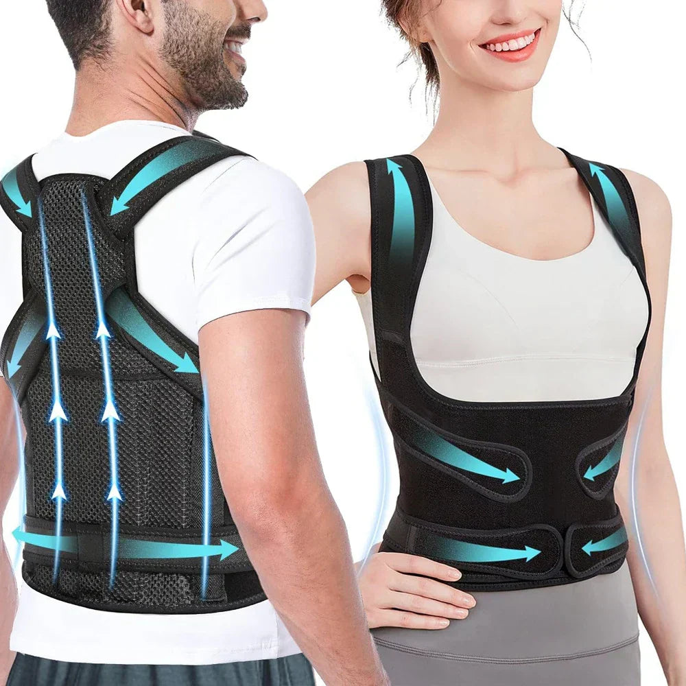 Adjustable Posture Corrector Back Support Brace - Emirex UAE
