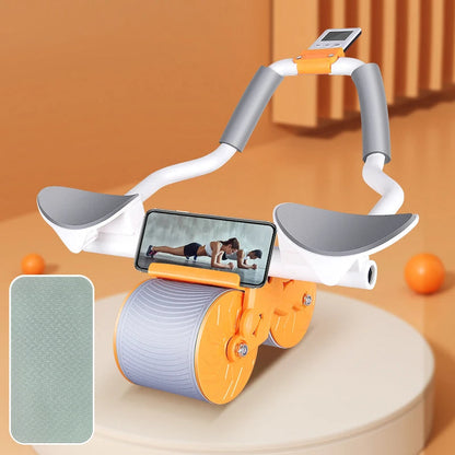 Automatic Rebound Abs Wheel Fitness Trainer - Emirex UAE