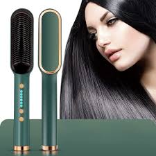 Electric Hair Straightener Styling Brush - Emirex UAE