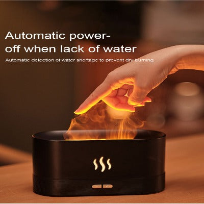 Flame Effect Aroma Diffuser with mist output - Emirex UAE