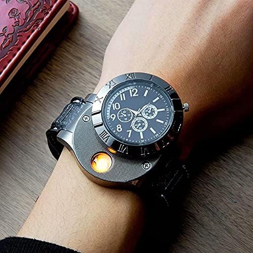 Military Style USB Lighter Wristwatch - Emirex UAE