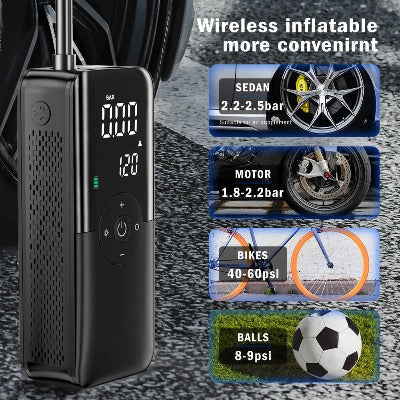 Portable Electric Air Pump for tires and toys - Emirex UAE
