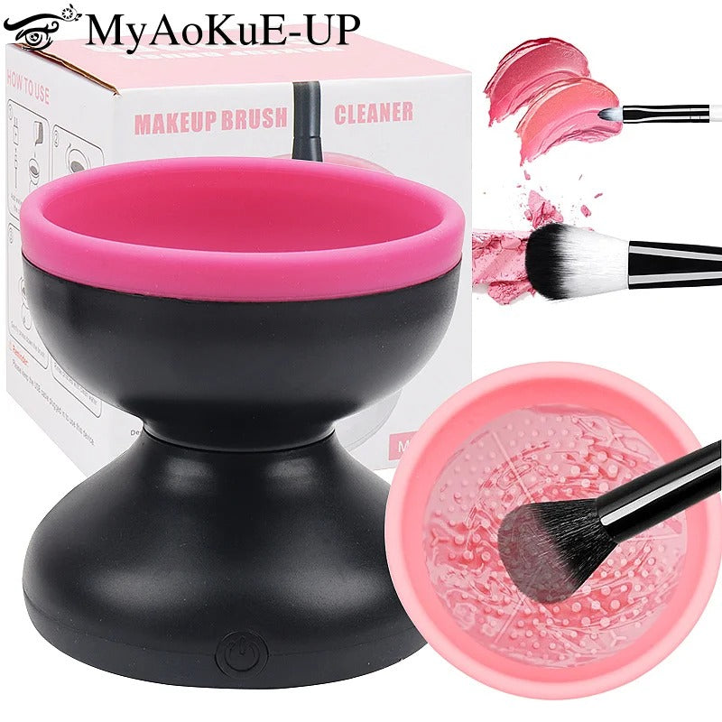 Portable USB Makeup Brush Cleaner Machine - Emirex UAE