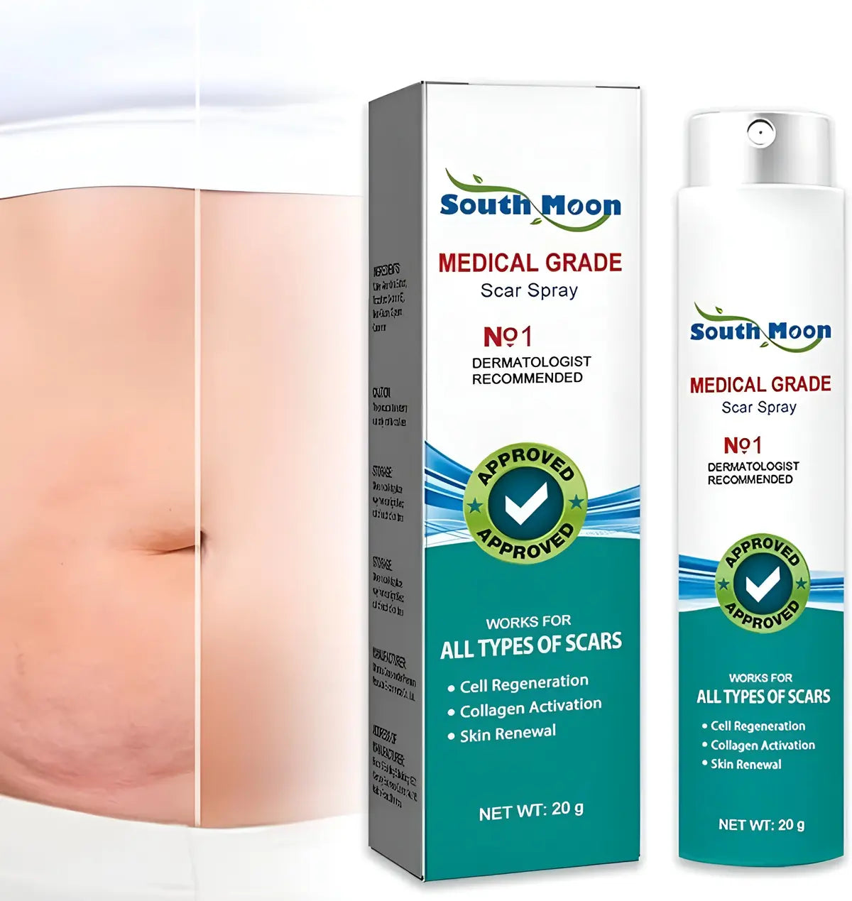 South Moon Herbal Scar Treatment Spray bottle - Emirex UAE