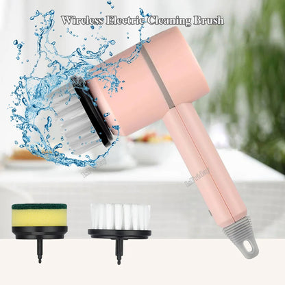 Wireless Electric Automatic Cleaning Scrub Brush - Emirex UAE